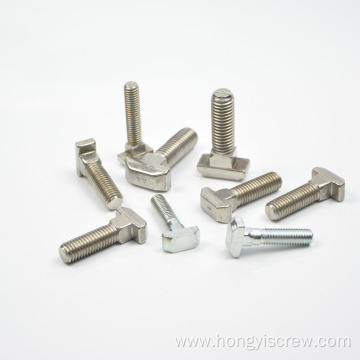 Stainless steel T Head Bolts With Square Neck